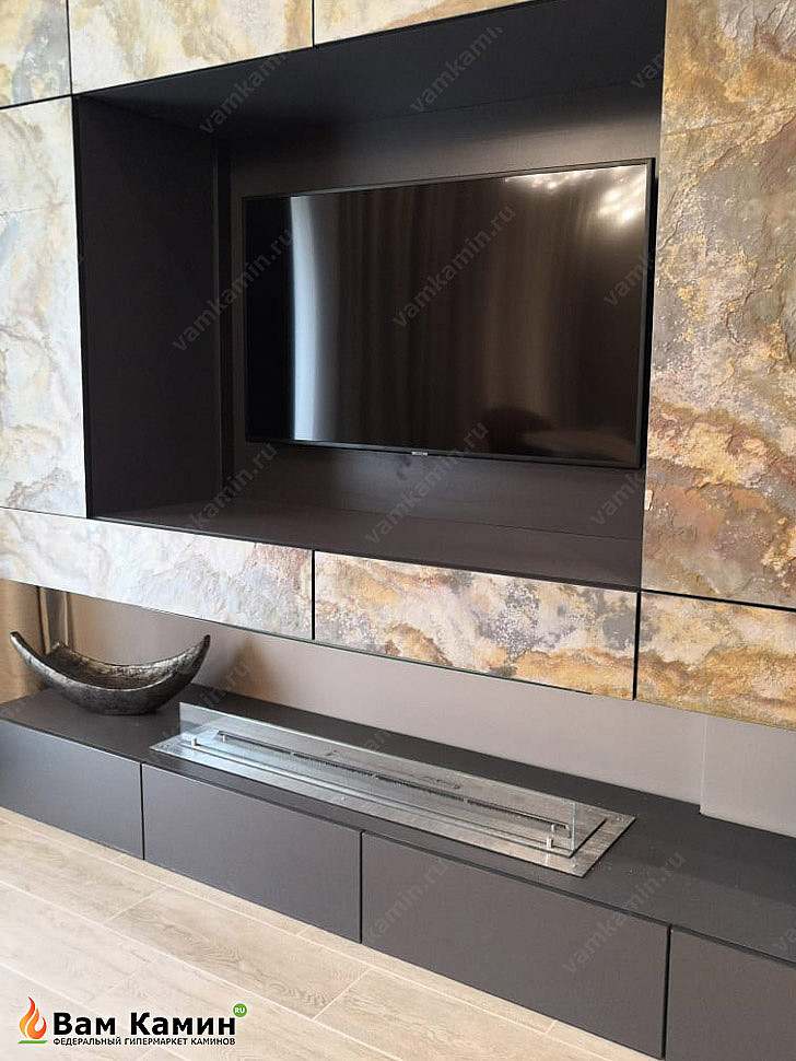 Биокамин угловой SteelHeat LONG 1000 левый Биокамин угловой SteelHeat LONG 1000 левый