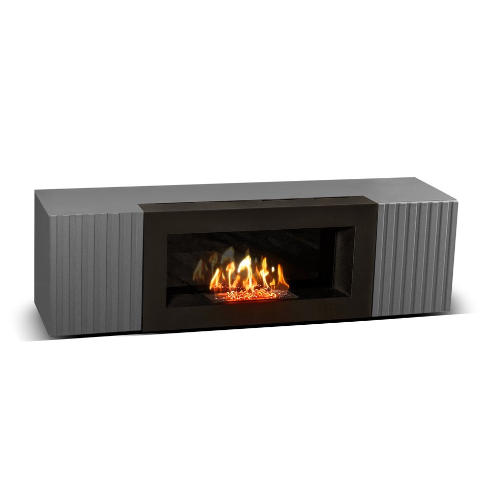 Тумба под ТВ с биокамином SteelHeat IMOLA IMPULSE 140 см (корпус Графит / фасады Гротто Гранит) Тумба под ТВ с биокамином SteelHeat IMOLA IMPULSE 140 см (корпус Графит / фасады Гротто Гранит)