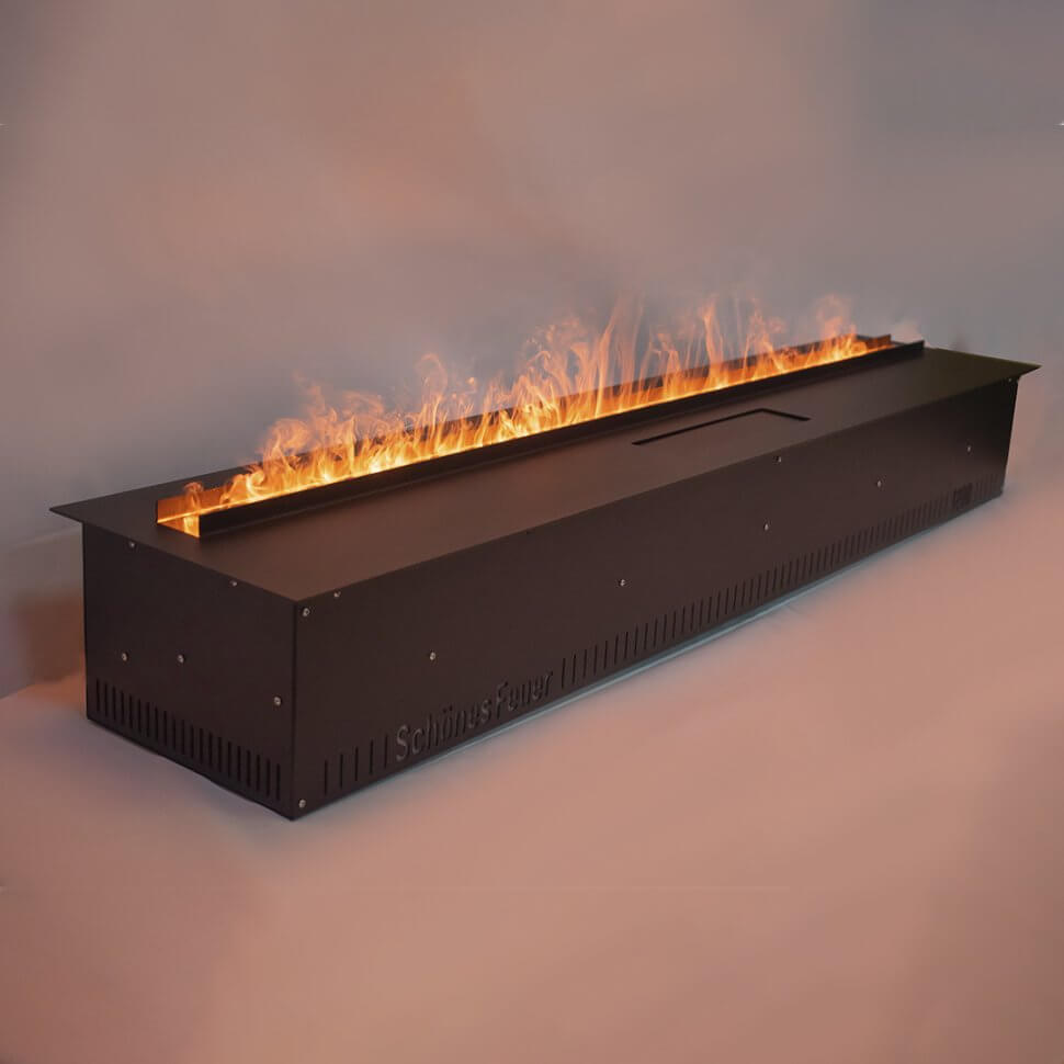 Электрический паровой очаг Schones Feuer 3D FireLine 1200 черный Электрический паровой очаг Schones Feuer 3D FireLine 1200 черный