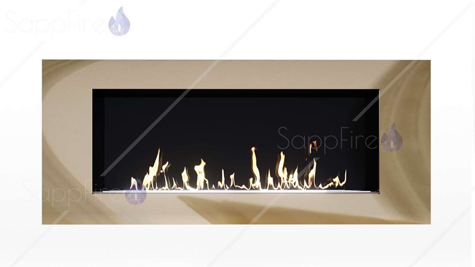 Биокамин встраиваемый SappFire Mercury Chrome 900 Биокамин встраиваемый SappFire Mercury Chrome 900