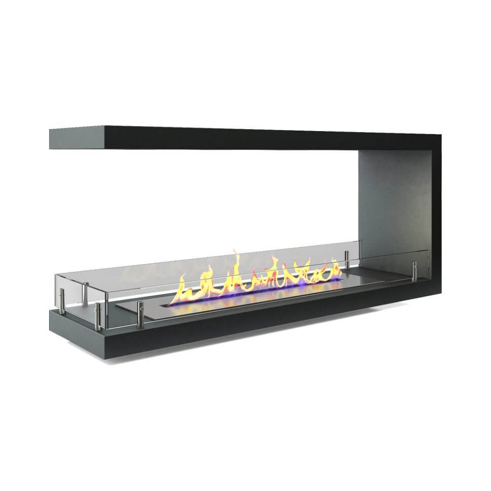 Торцевой сквозной биокамин Firezo Estremita finestra 1000, стандарт Торцевой сквозной биокамин Firezo Estremita finestra 1000, стандарт