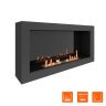 Биокамин SteelHeat WALL ONE 1100 LITE черный фото 3