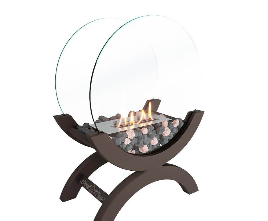 Биокамин с базальтовым камнем Биокамин с базальтовым камнем